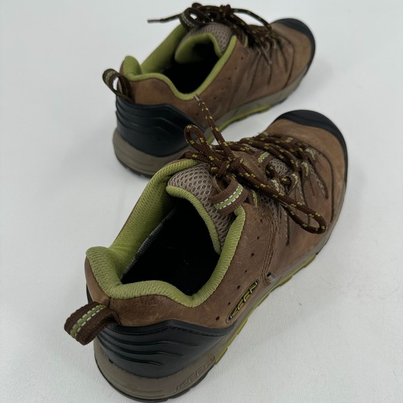 Keen Bryce WOMENS Brown Leather Lace Up Hiking Shoes Sneakers SIZE 7.5 - Picture 14 of 15